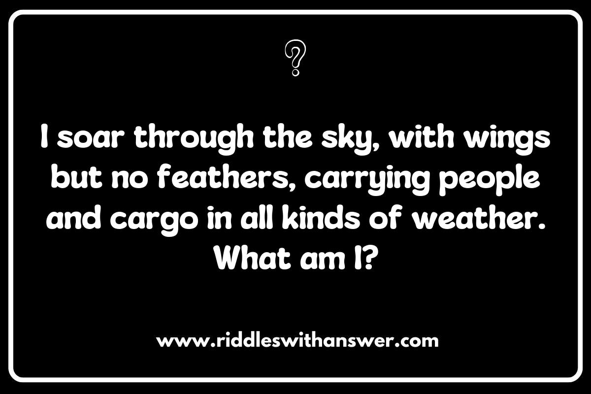 Air and Sea Transportation Riddles: Navigating the Skies and Oceans