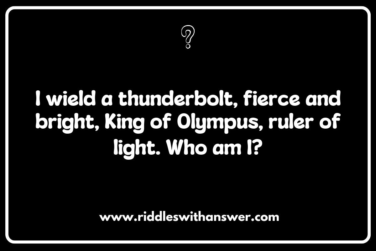 Ancient Gods and Their Secrets: Riddles from Greek Mythology