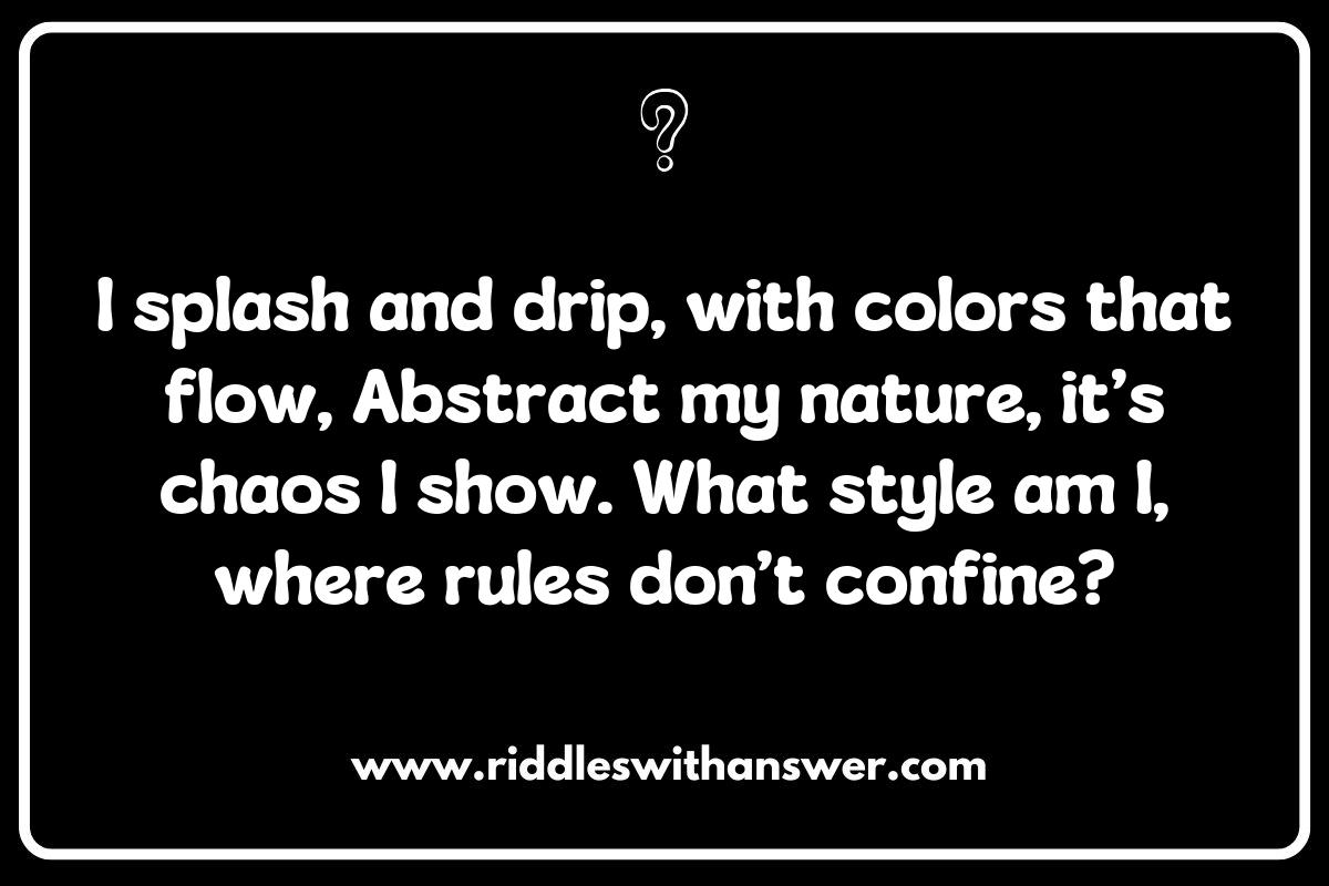 Art Techniques: Engaging Riddles About Painting Styles