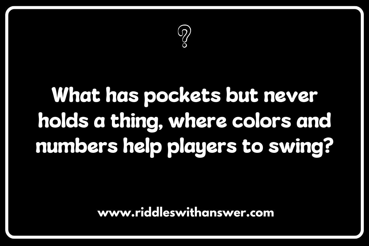 Billiards and Pool Riddles: How They Enhance Critical Thinking Skills