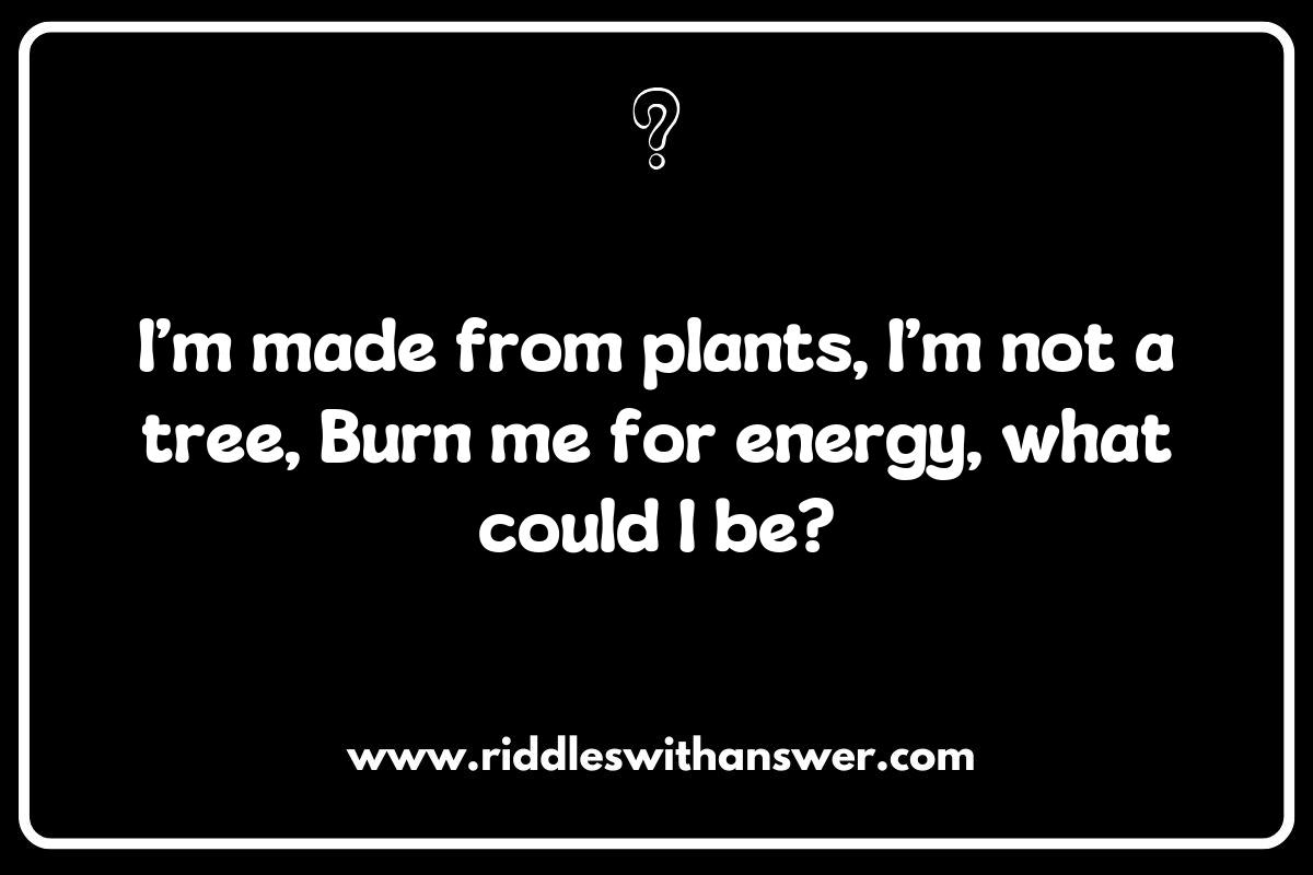 Biomass Brilliance: Riddles That Highlight Renewable Resources