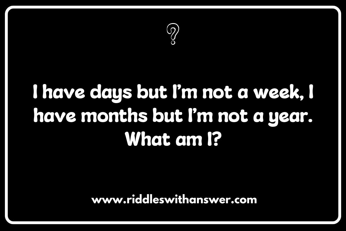 Calendar Riddles for Kids: Engaging and Educational Brain Teasers