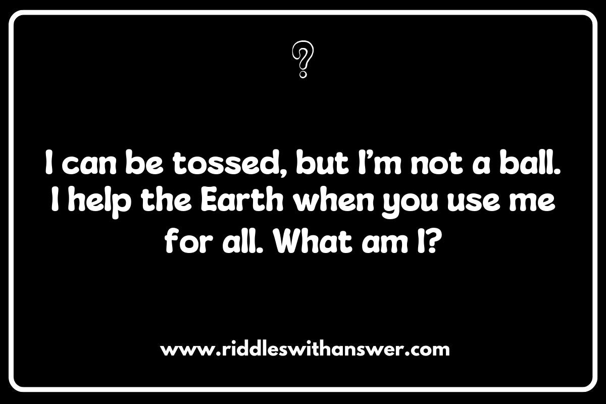 Challenging Earth Day Riddles That Promote Recycling and Sustainability