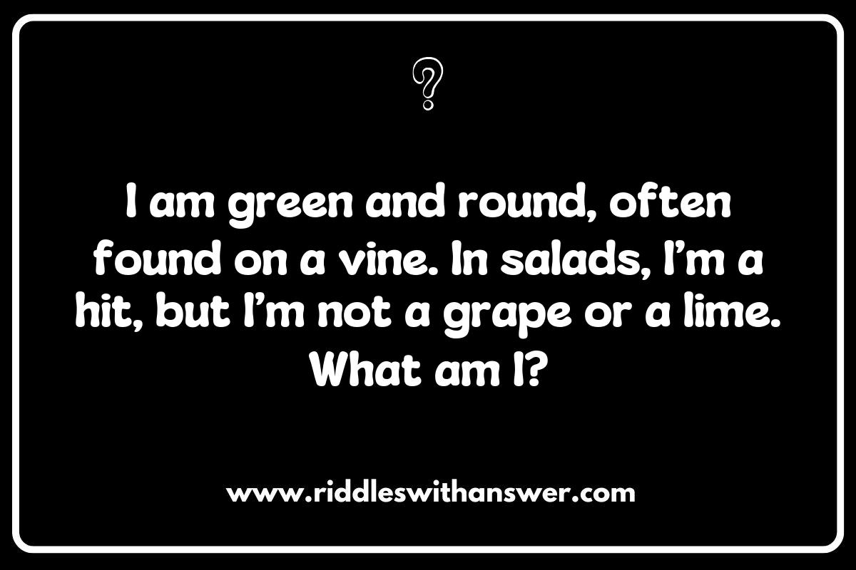 Challenging Fruit and Vegetable Word Riddles for Puzzle Enthusiasts