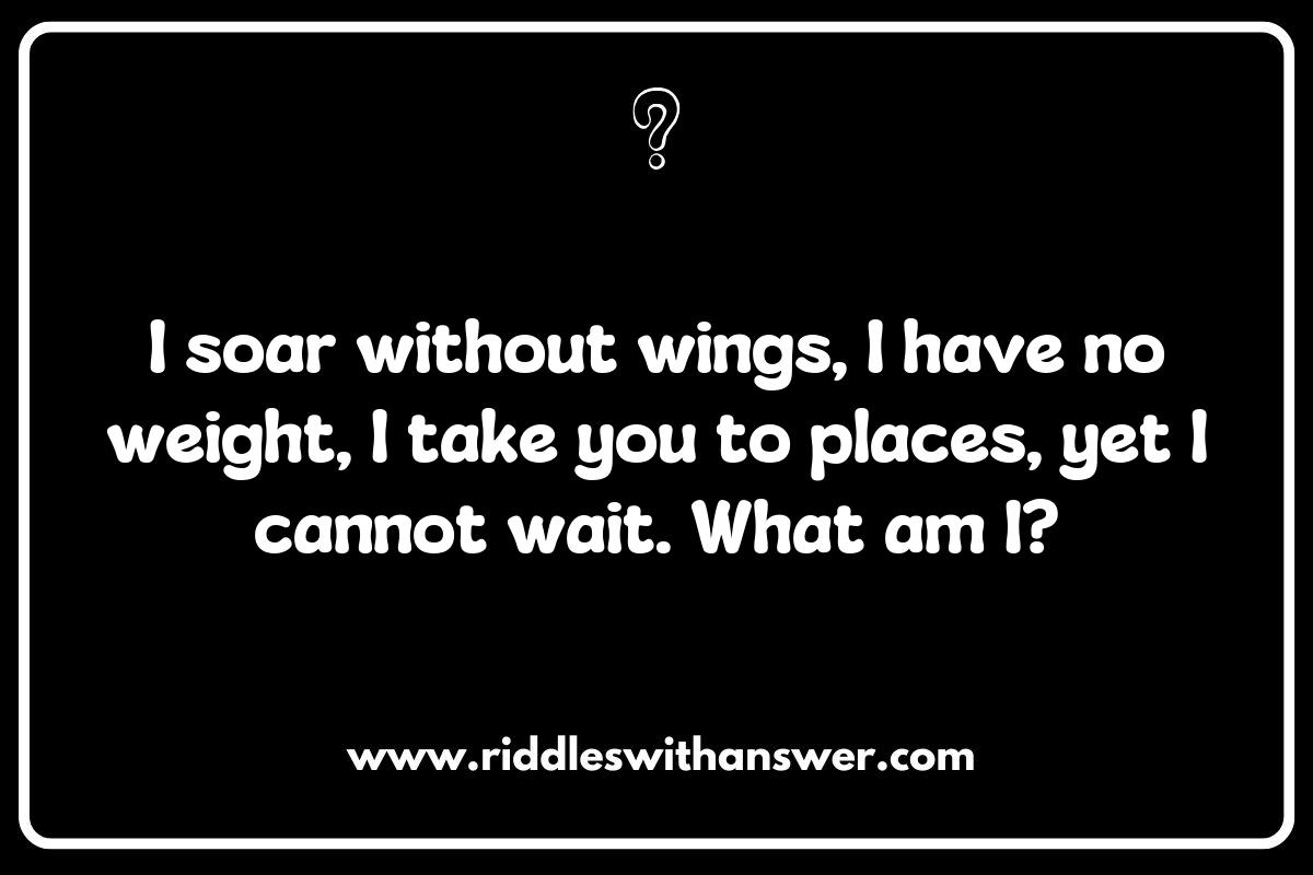 Challenging Riddles About Airports and Flying for Adults