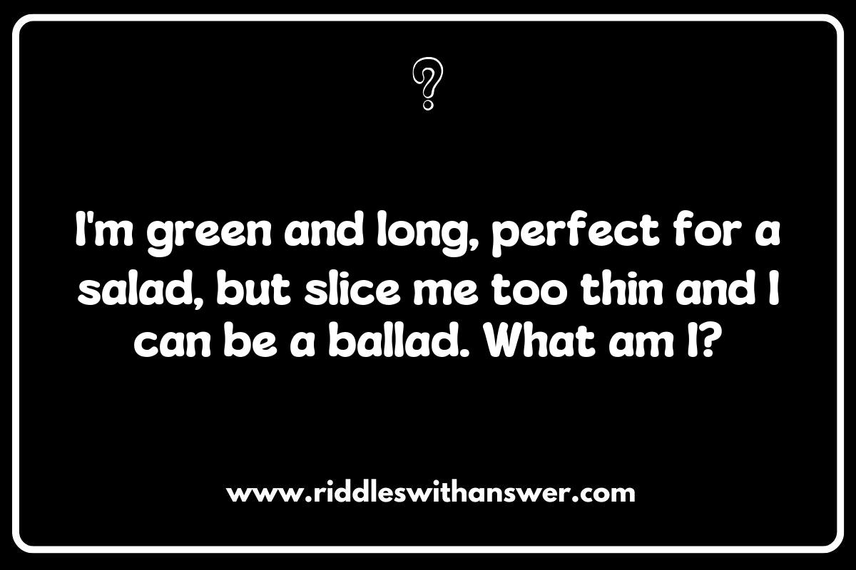 Challenging Vegetable Riddles for Adults: Test Your Knowledge