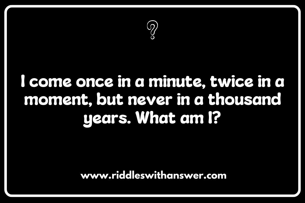 Challenging What Is It Riddles for Brain Teasers Enthusiasts