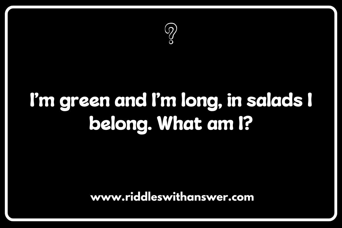 Challenging Your Mind: Clever Vegetable Riddles with Answers