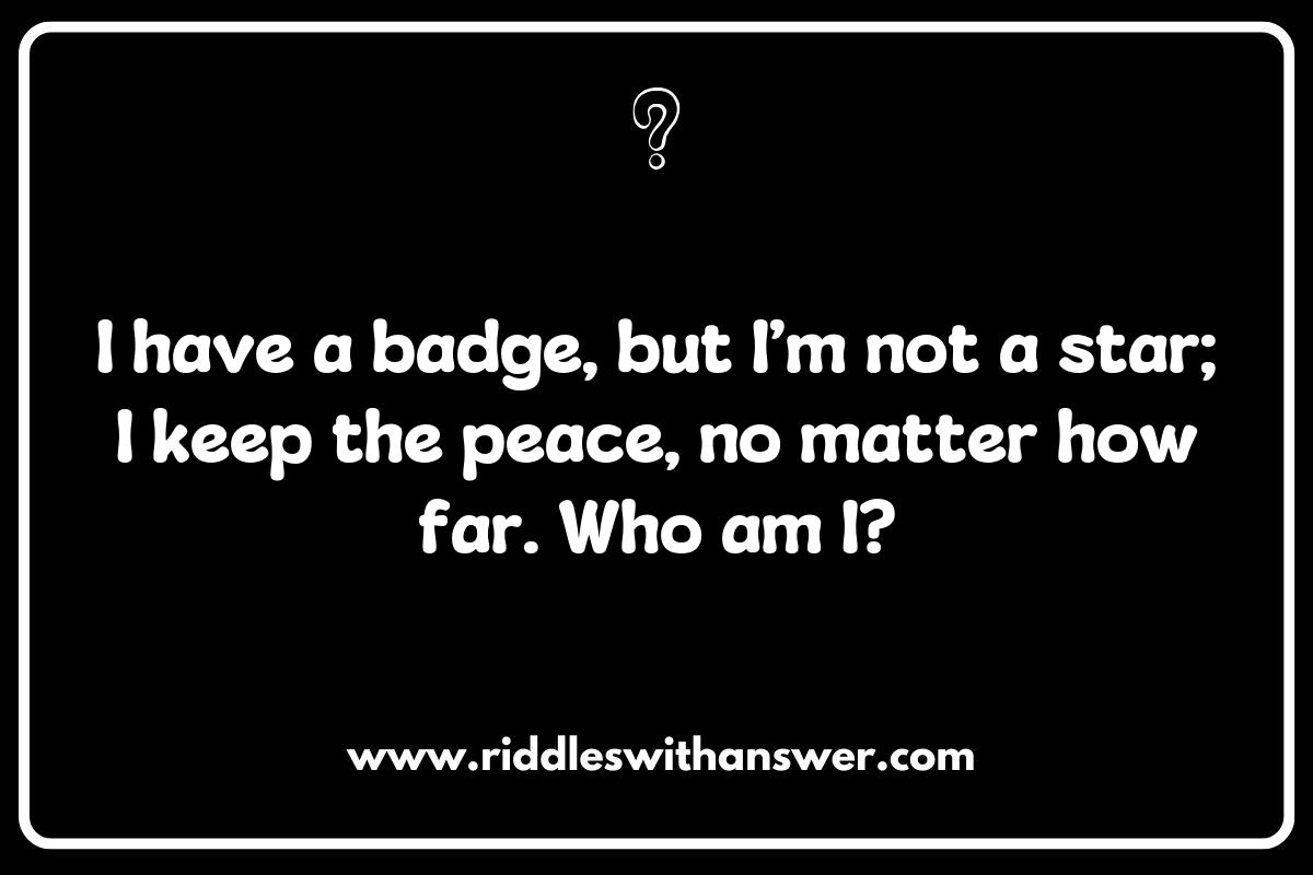 Challenging Your Mind: Complex Police Officer Riddles for Adults