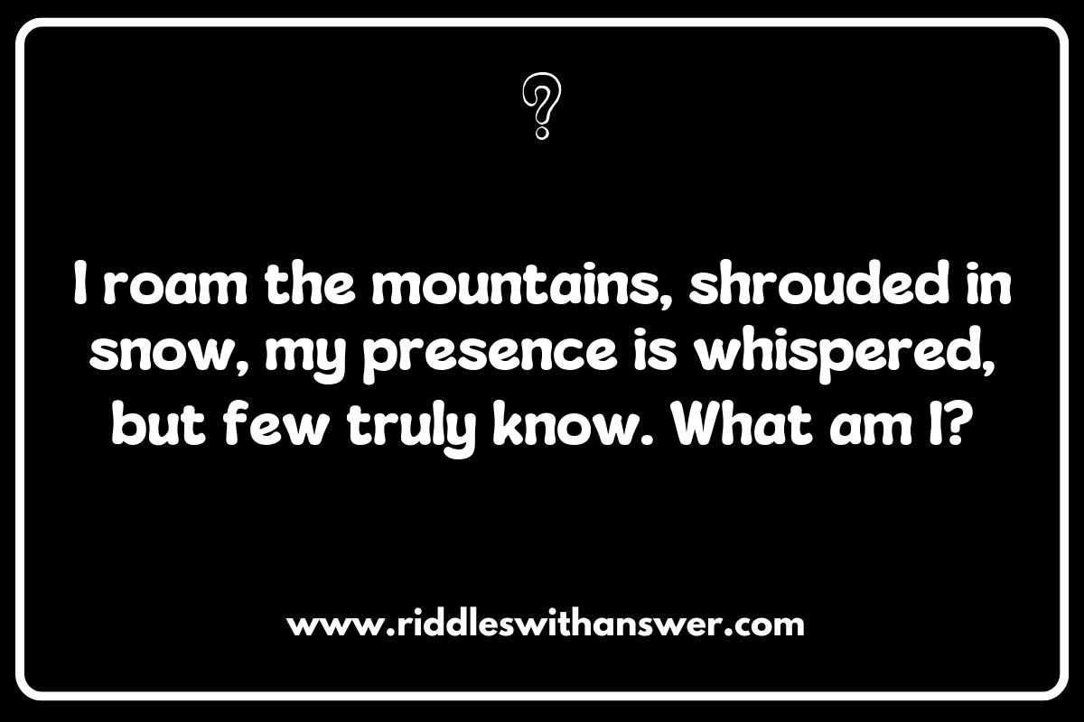 Challenging Your Mind: Complex Yeti Riddles for Adults