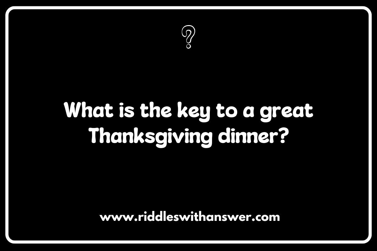 Classic Thanksgiving Riddles: Timeless Puzzles for All Ages