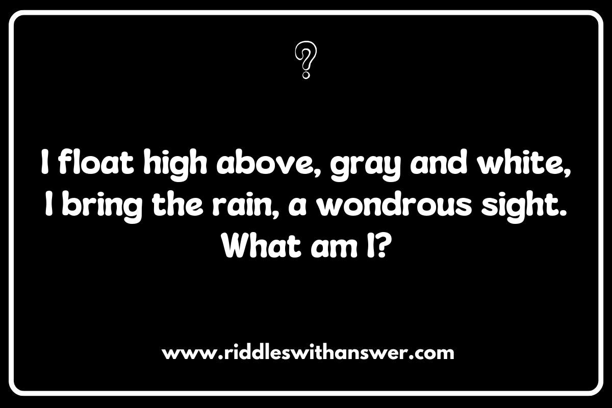 Cloudy Conundrums: Riddles Inspired by Rain and the Water Cycle
