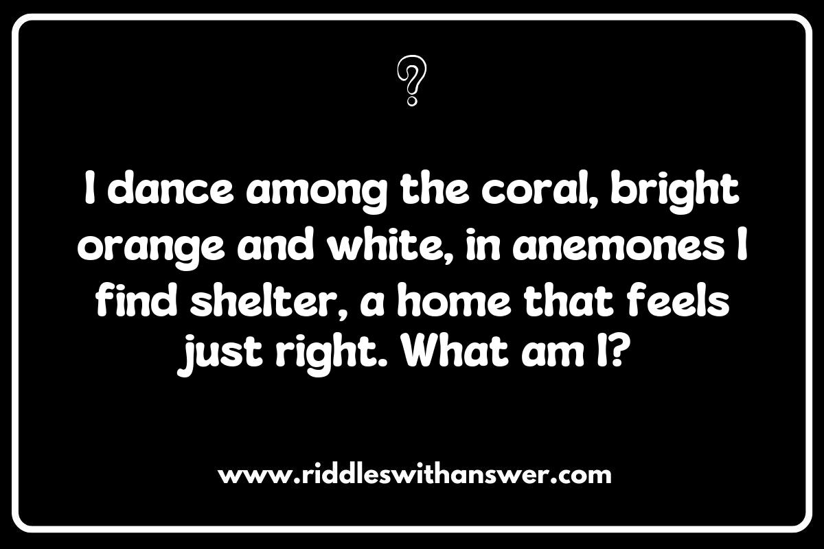 Clownfish Riddles: Myths and Facts That Make You Think