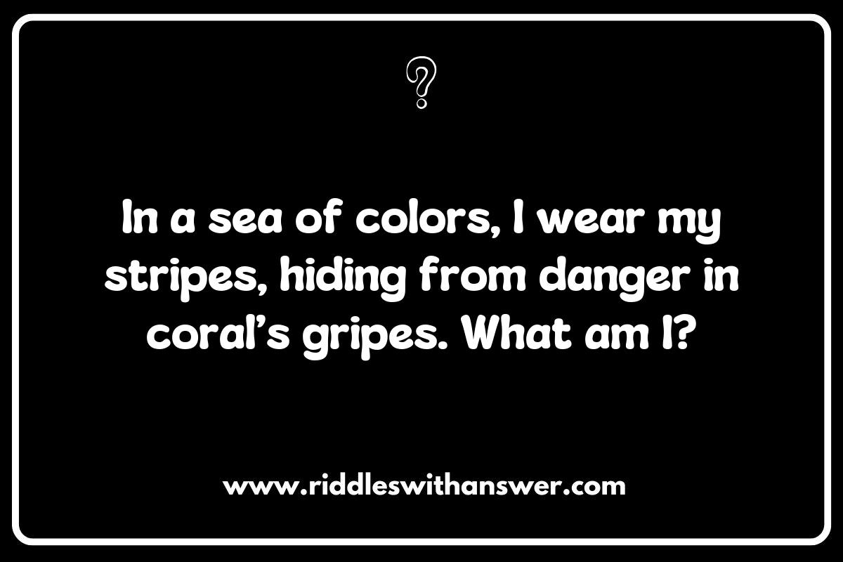 Clownfish Riddles: The Art of Camouflage in Coral Reefs