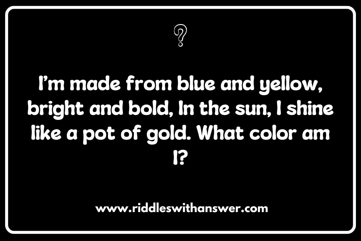 Color Combinations: Challenging Color Wheel Riddles for Kids