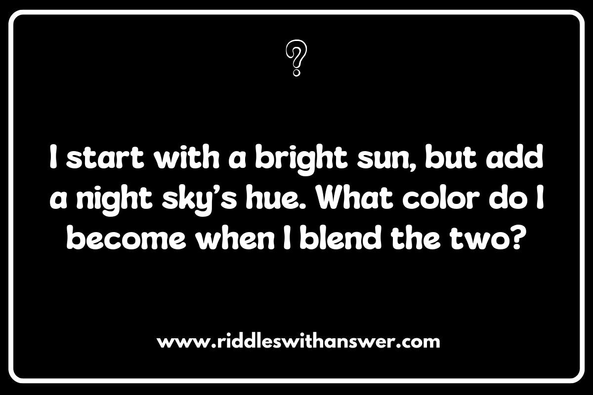 Color Mixing Challenges Riddles for Art Teachers and Educators