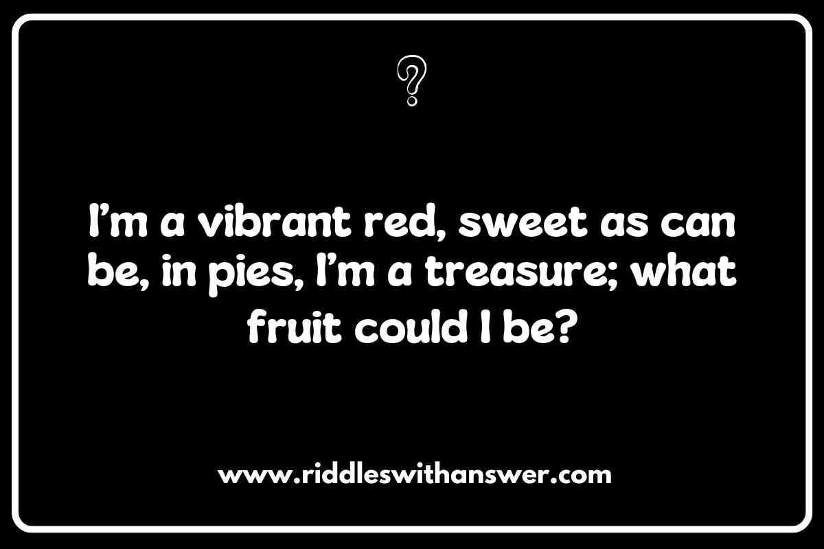 Colorful Conundrums: Riddles about Fruits and Vegetables Based on Their Hues