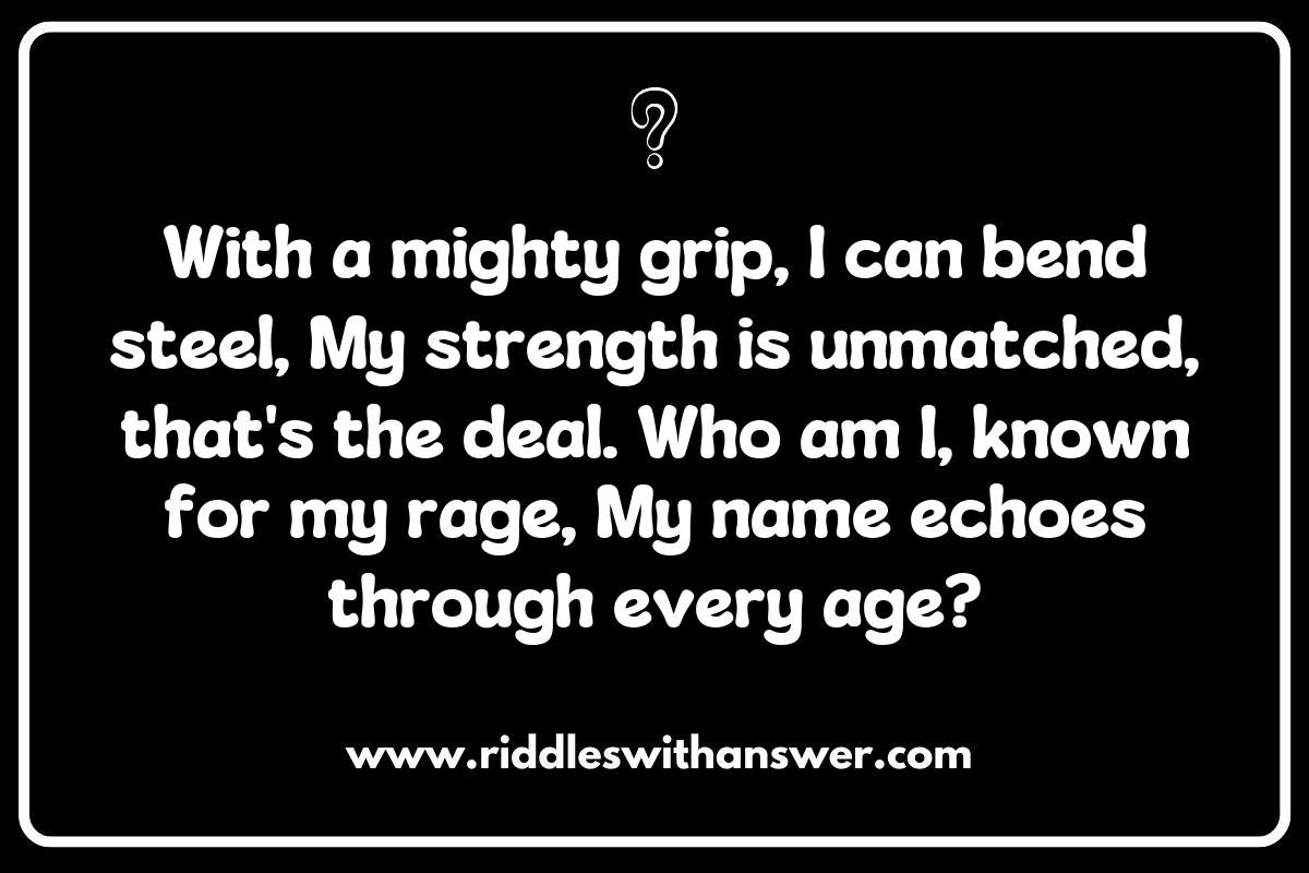 Comparing Super Strength Superheroes: Riddles That Highlight Their Unique Powers