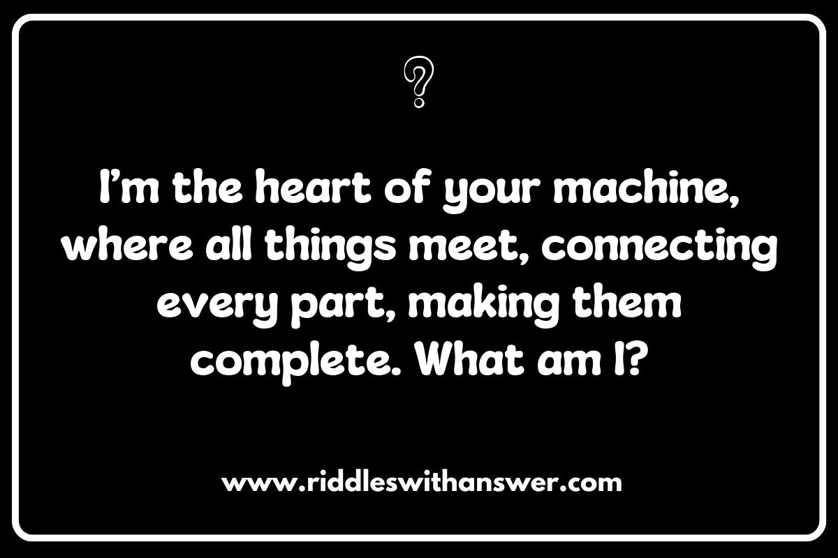 Computer Parts Riddles: Decoding the Functions of the Motherboard