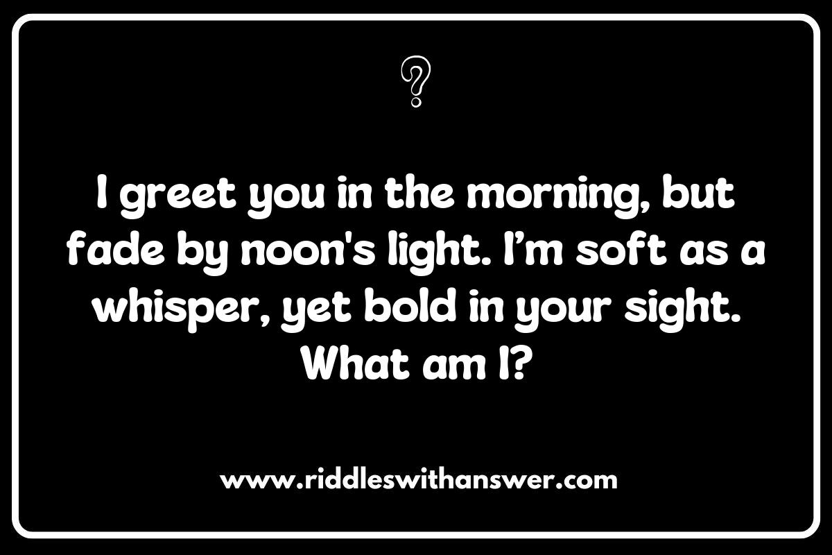 Crafting Your Own Morning and Evening Riddles: Tips and Tricks