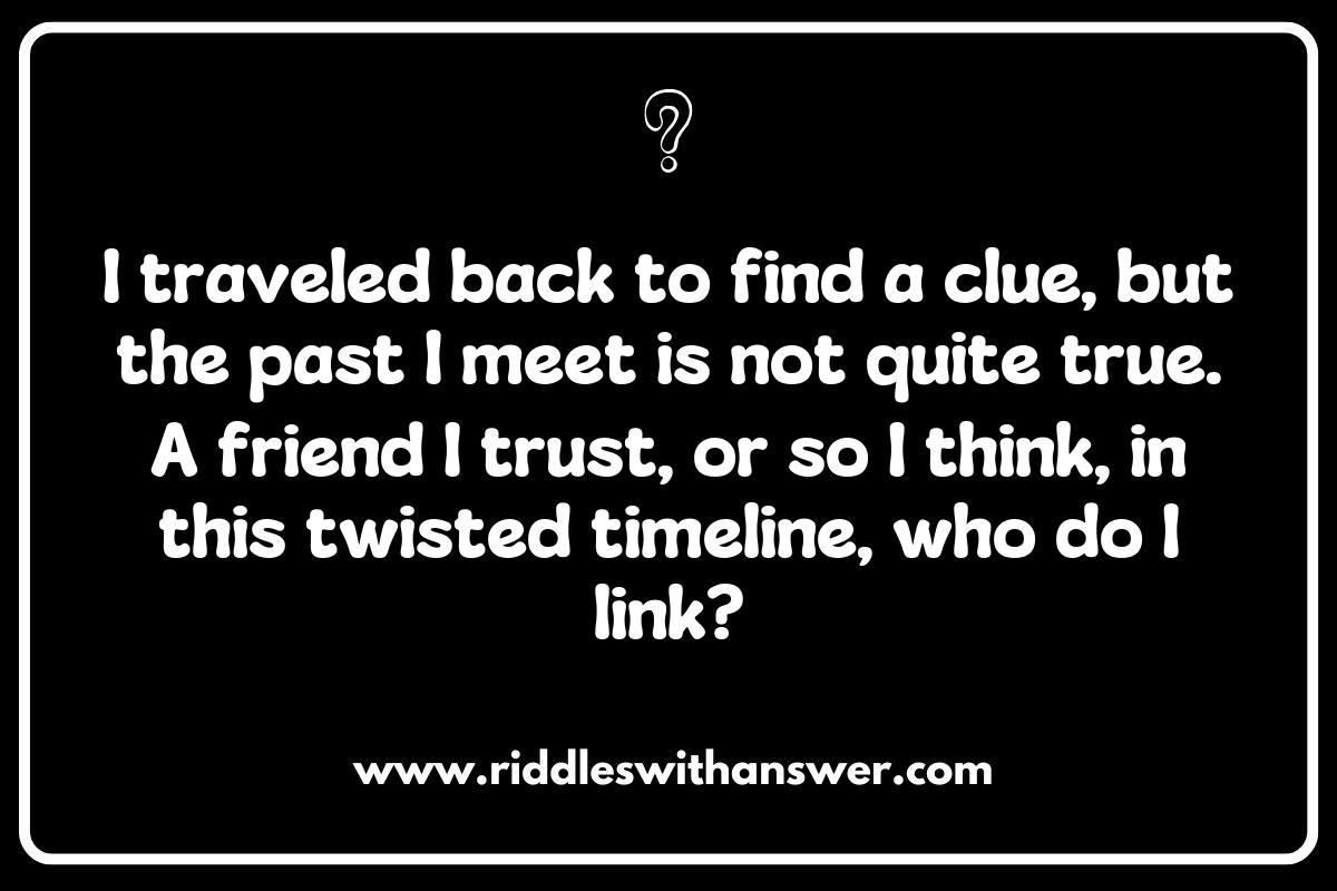 Creating Engaging Plot Twists in Time-Traveling Detective Mystery Riddles