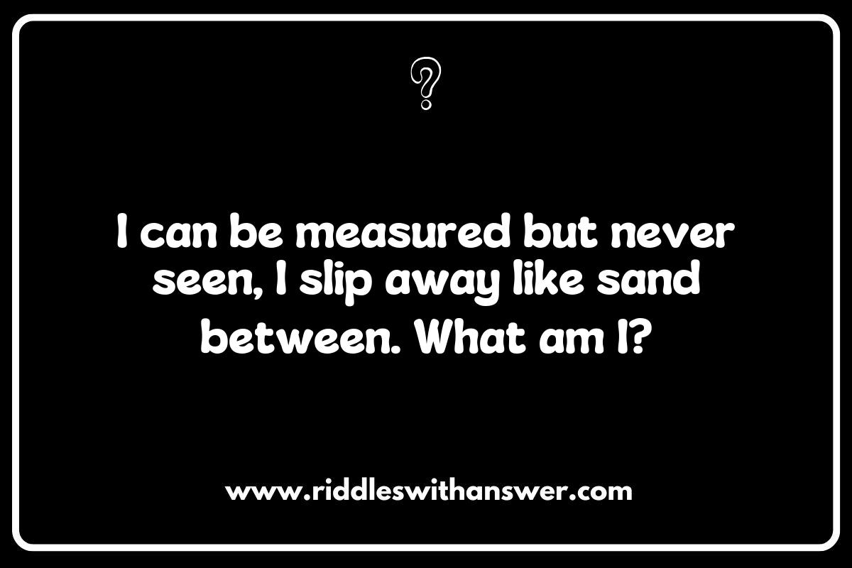 Creative Hourglass and Time Riddles for All Ages