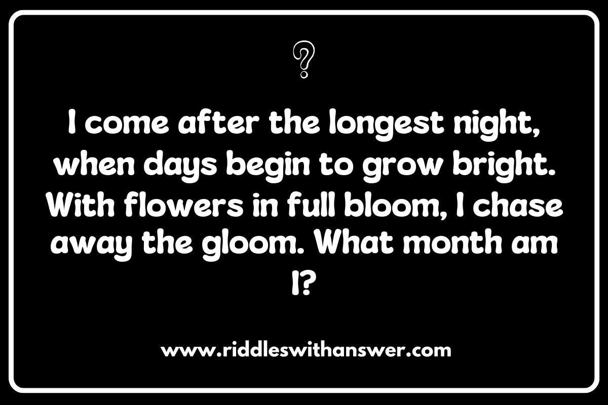 Creative Riddles about Months of the Year for Celebrations