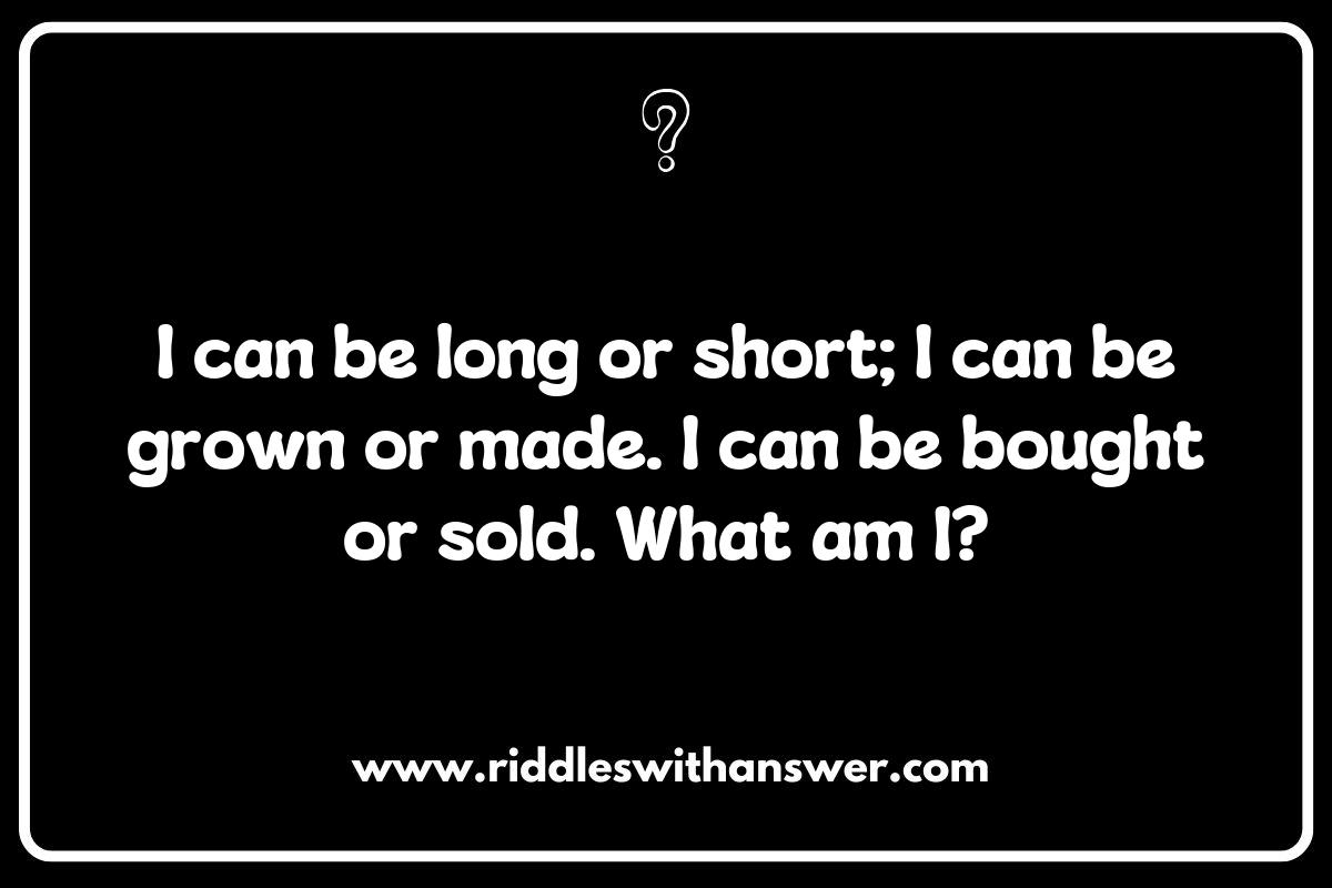 Creative What is It Riddles to Ignite Your Imagination