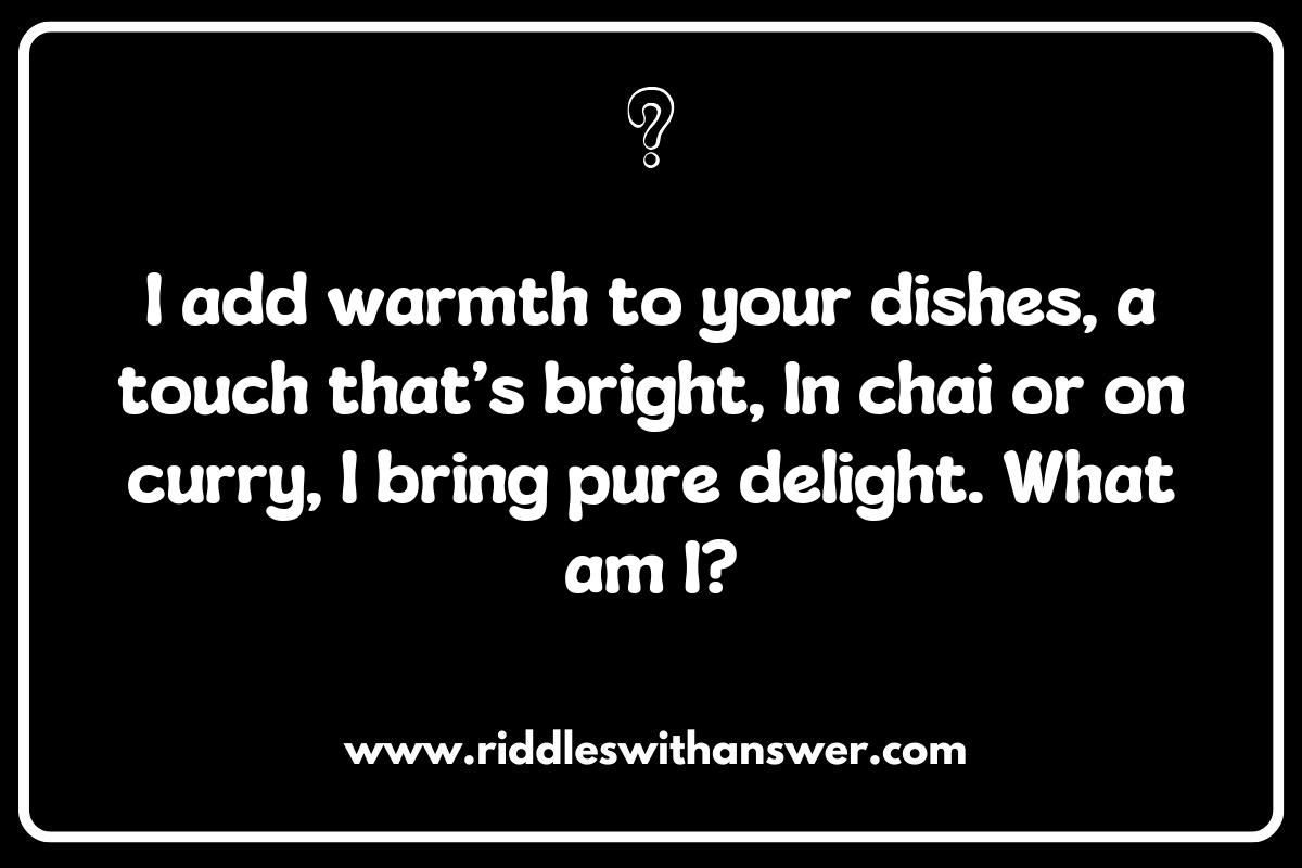 Culinary Creativity: Riddles That Highlight Exotic Flavors