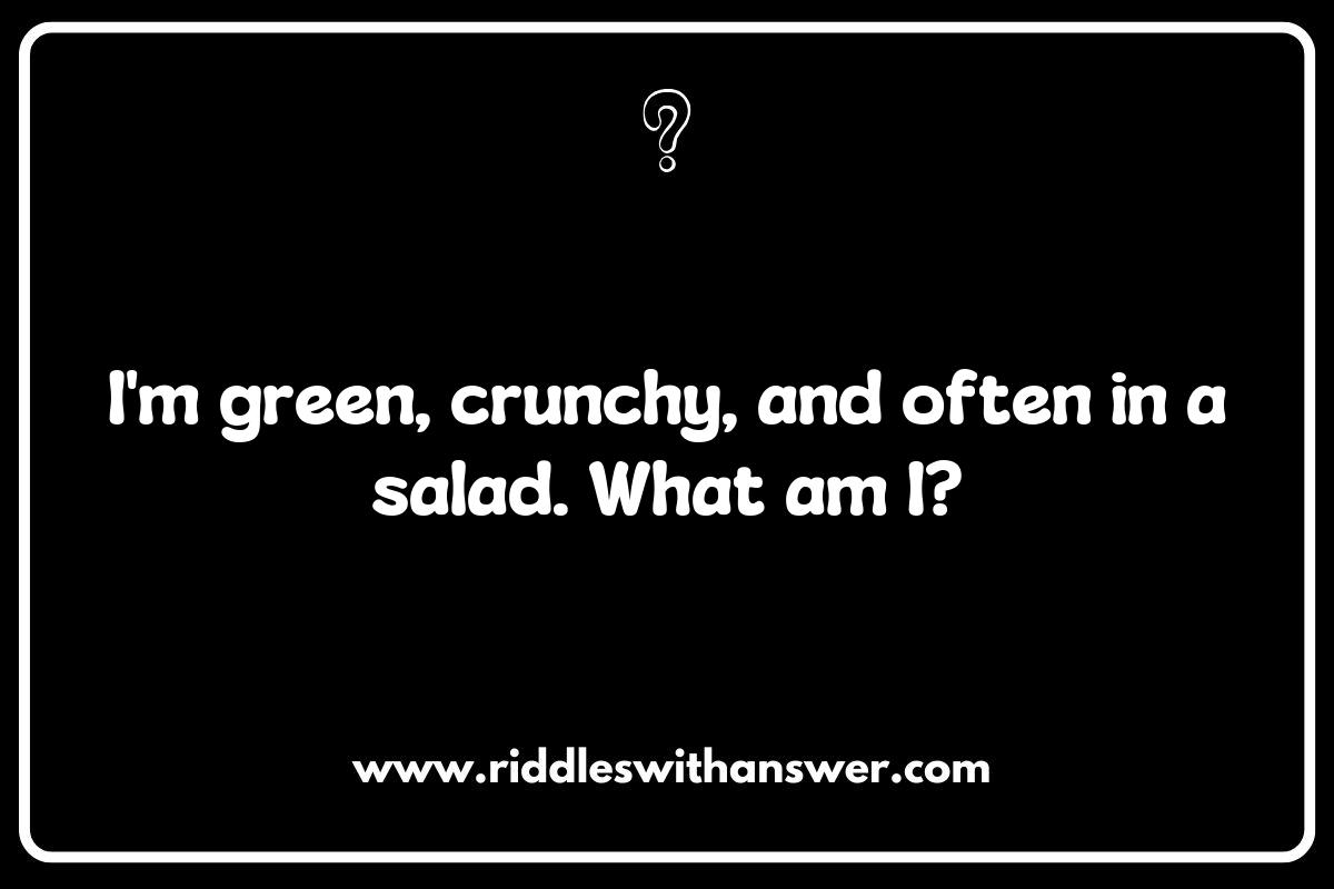 Culinary Guess the Vegetable Riddles for Aspiring Chefs