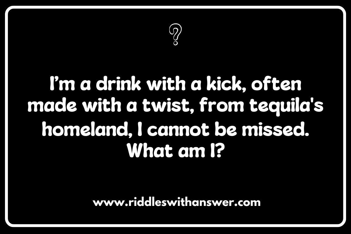 Cultural Cocktails: Unique Riddles Inspired by Global Mixology