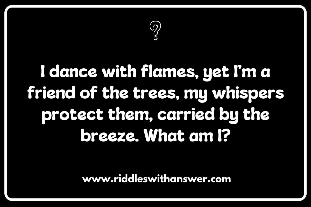 Cultural Perspectives on Wildfire and Forest Protection Riddles