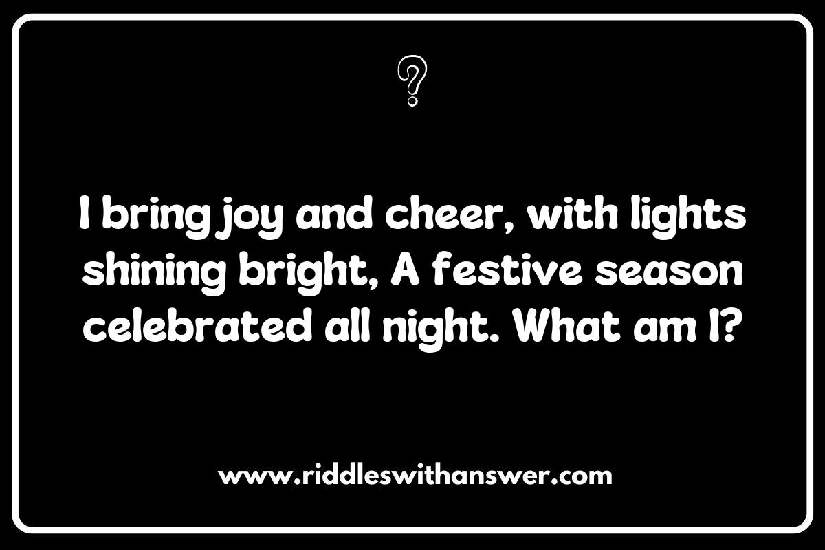 Cultural Riddles about Holidays: Diverse Celebrations in Puzzle Form
