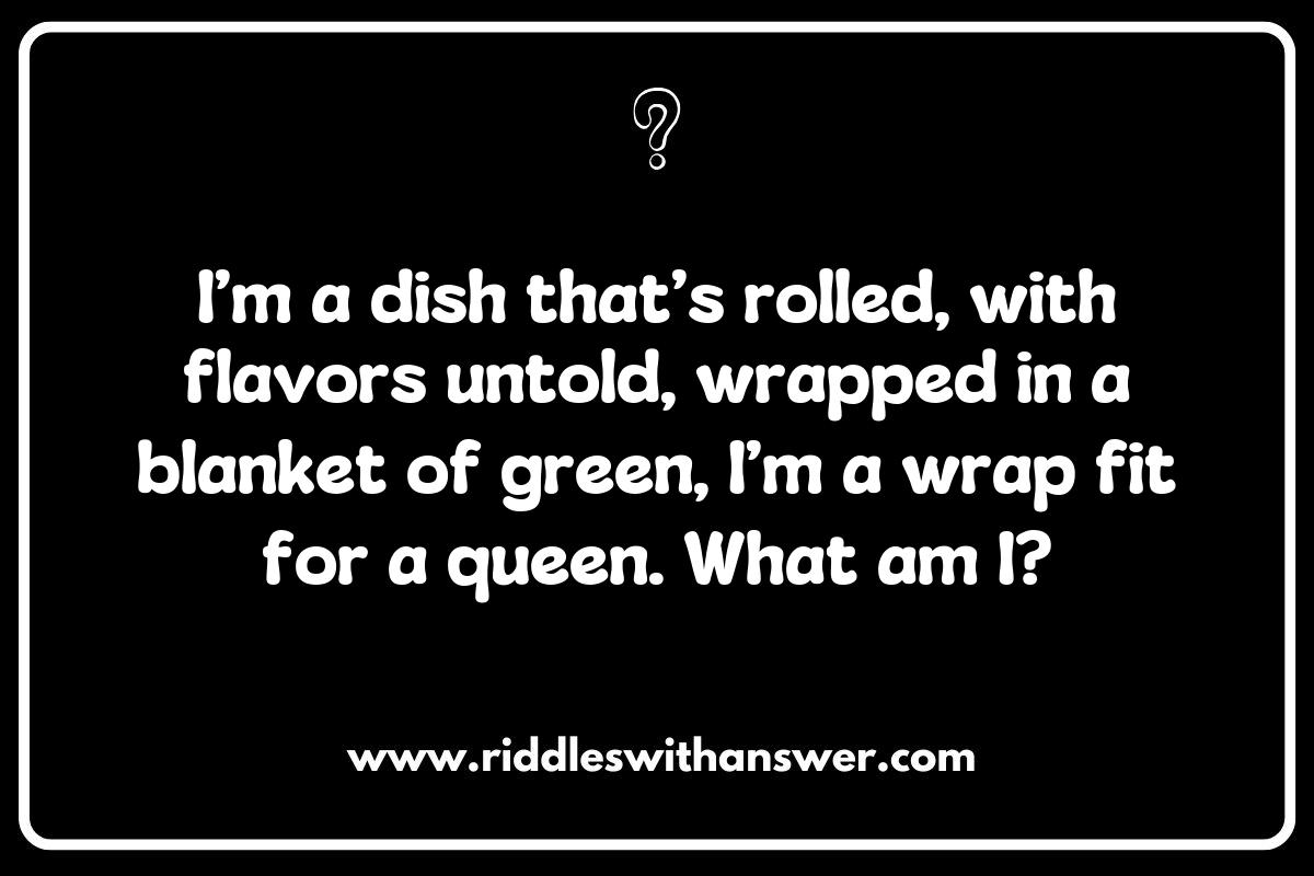 Cultural Significance Behind Riddles Involving Traditional Meals
