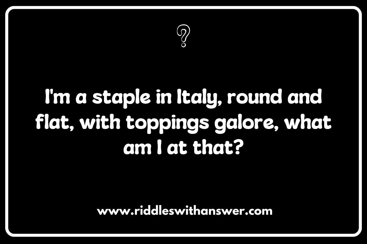Cultural Significance: Riddles Involving International Cuisine and Their Origins