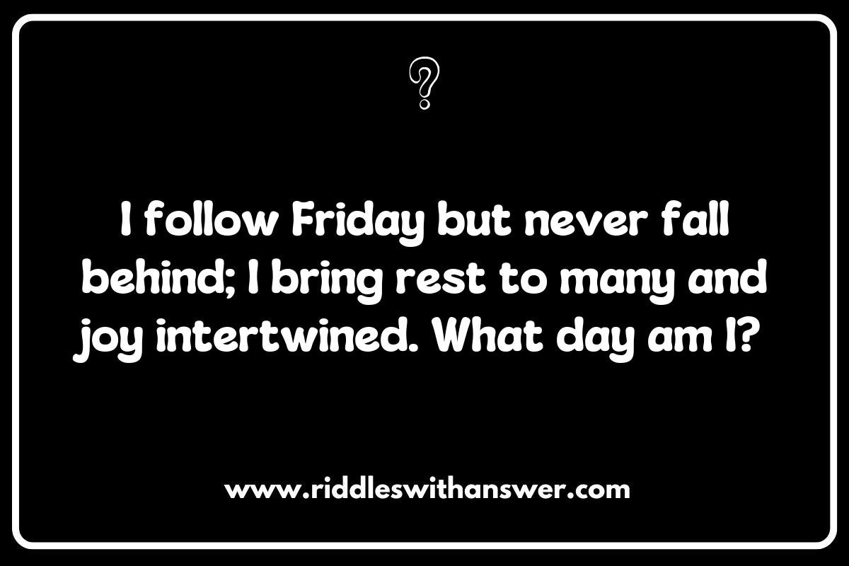 Cultural Variations in Days of the Week Riddles Around the World