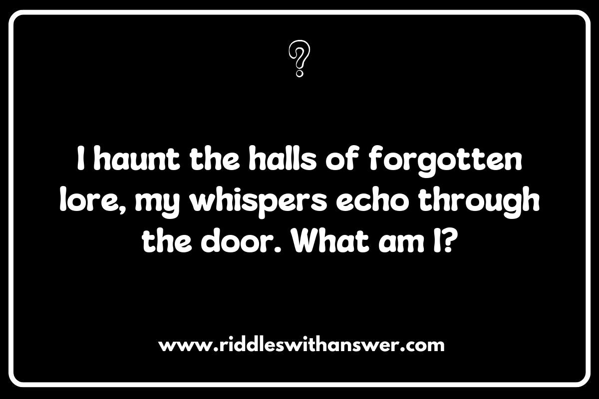 Decoding the Meaning Behind Popular Ghost Riddles