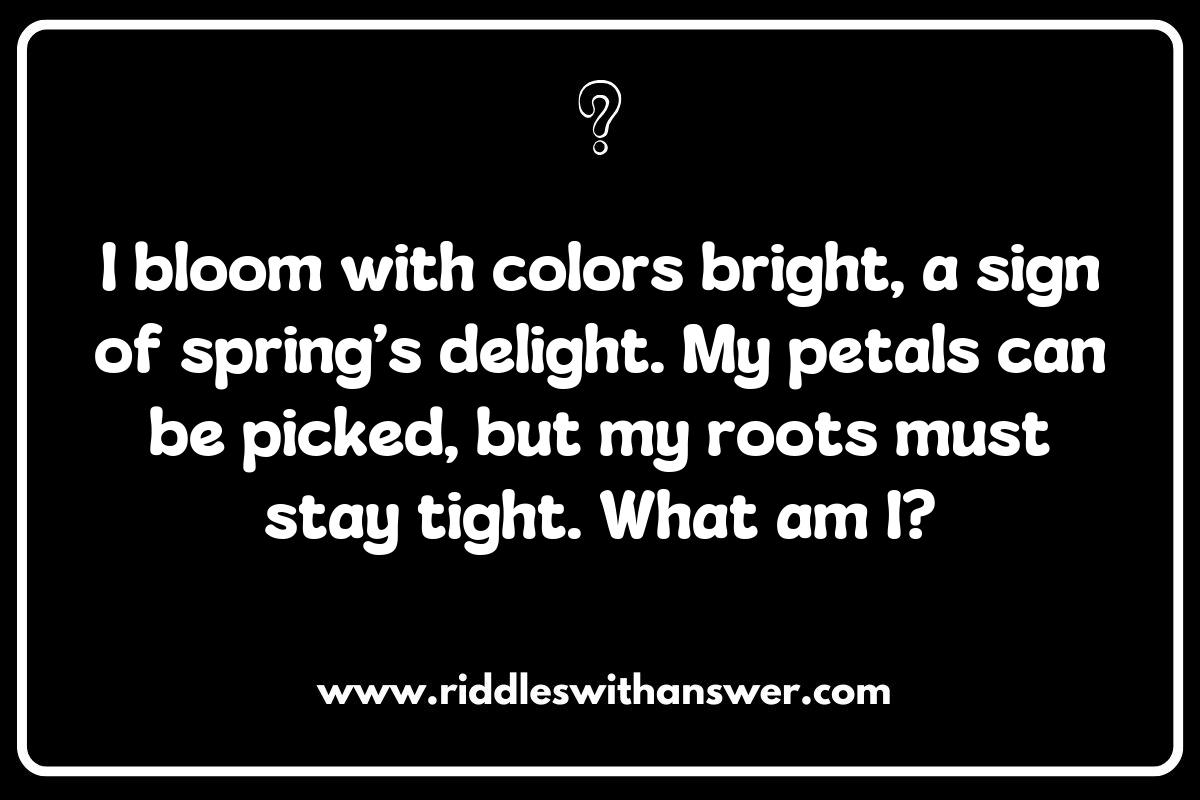 Eco-Friendly Spring-Themed Riddles: Promoting Sustainability and Awareness