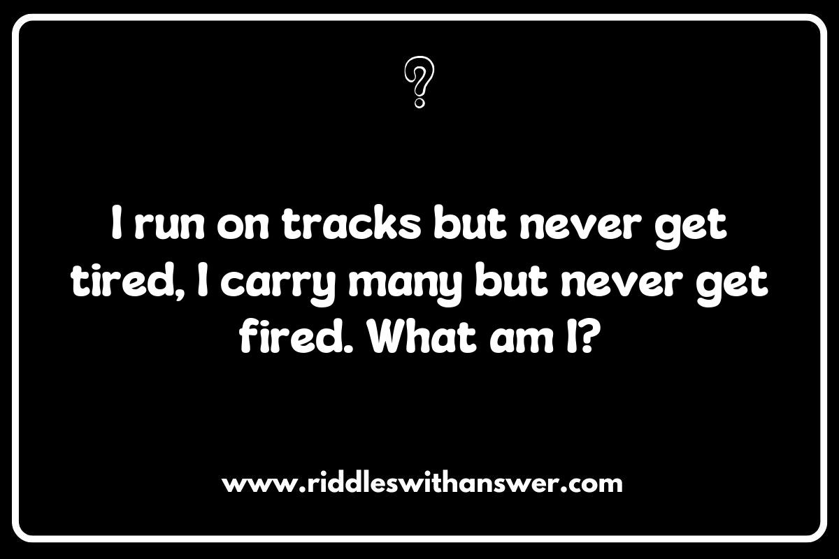 Educational Train and Railway Riddles for Learning