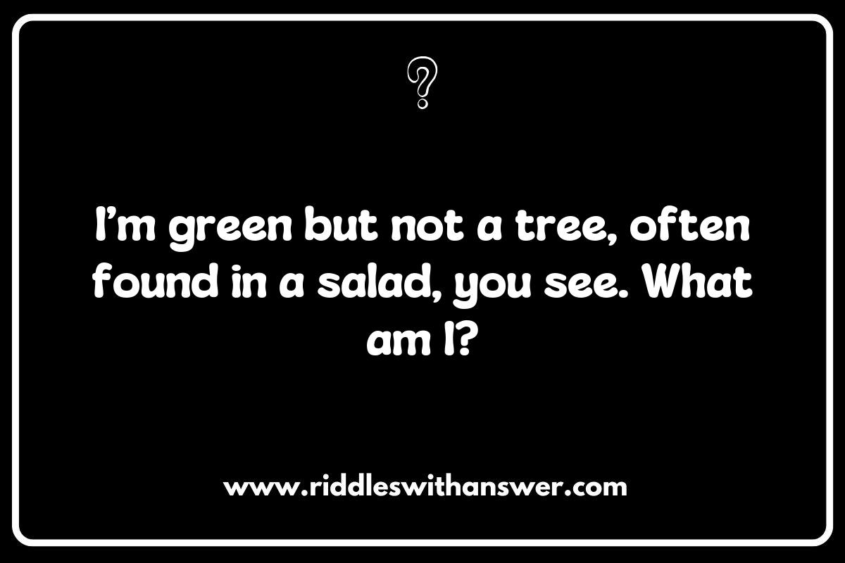 Educational Vegetable Riddles with Answers for Classroom Activities