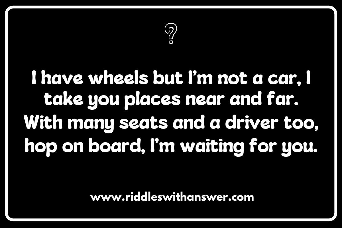 Engaging Bus and Public Transport Riddles for Family Game Night