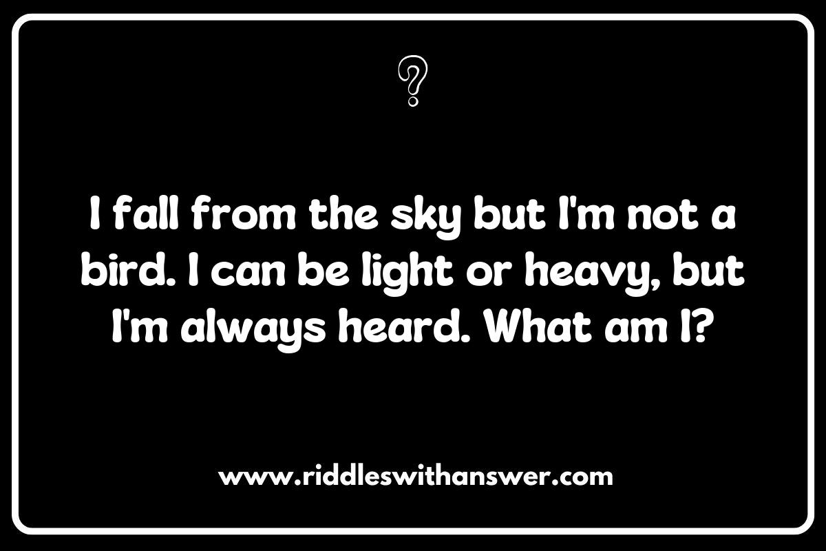 Exploring Different Types of Weather Riddles: From Rain to Sunshine
