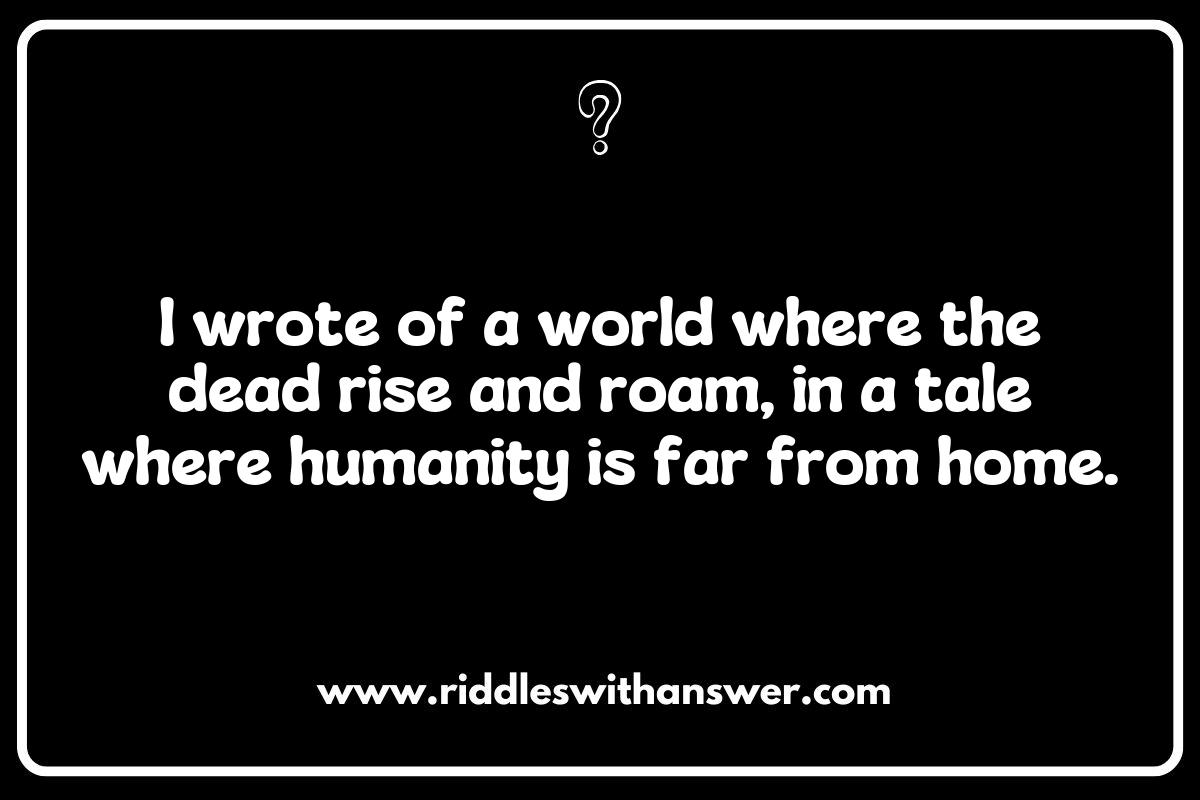 Exploring Genres Through Famous Authors Riddles