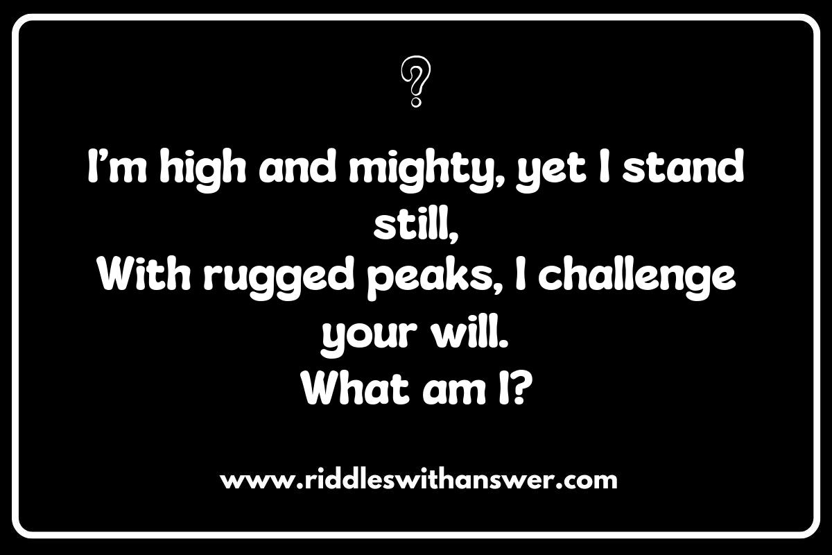 Exploring Nature Through Rock Climbing Riddles: A Journey of Discovery