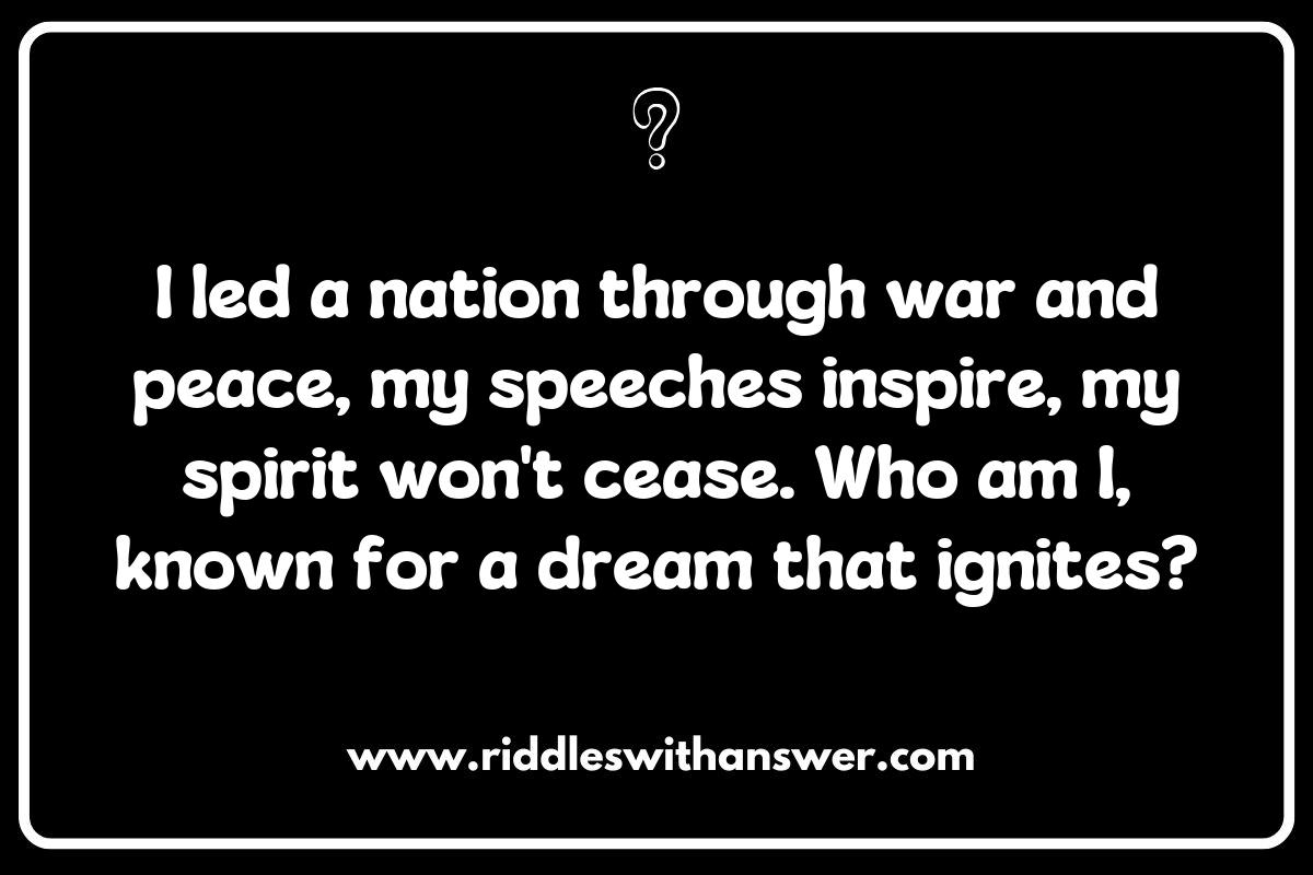 Exploring Political Wisdom: Riddles Inspired by World Leaders