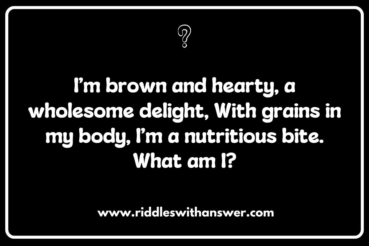 Exploring Whole Wheat: Riddles That Rise with Nutrition