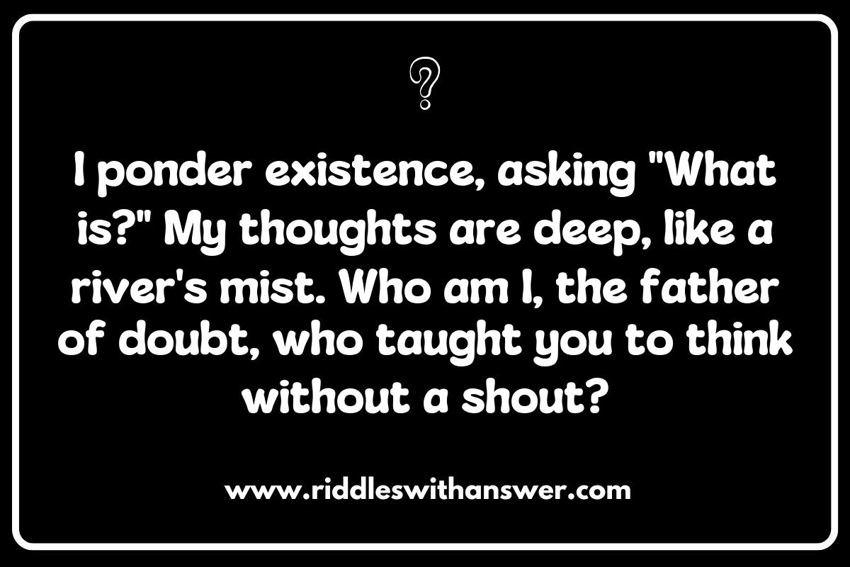 Exploring the Influence of Famous Philosophers Riddles on Modern Philosophy