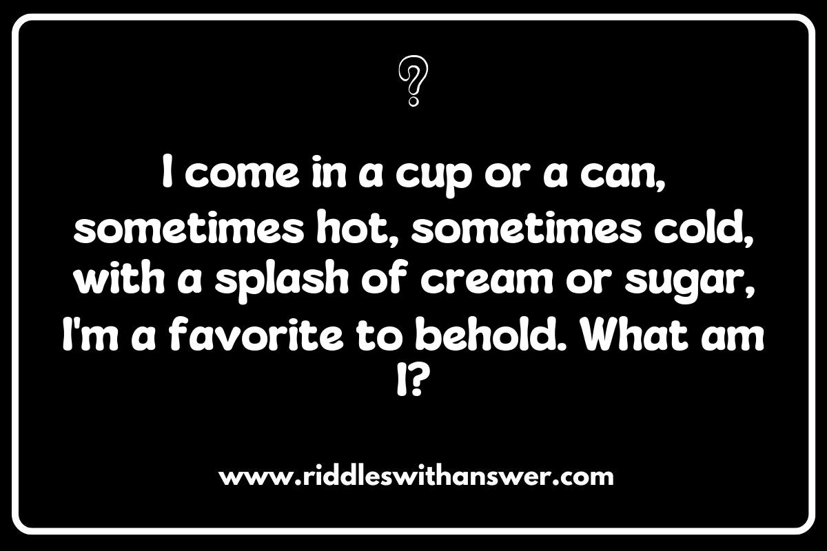 Exploring the Origins of Riddles Involving Popular Beverages