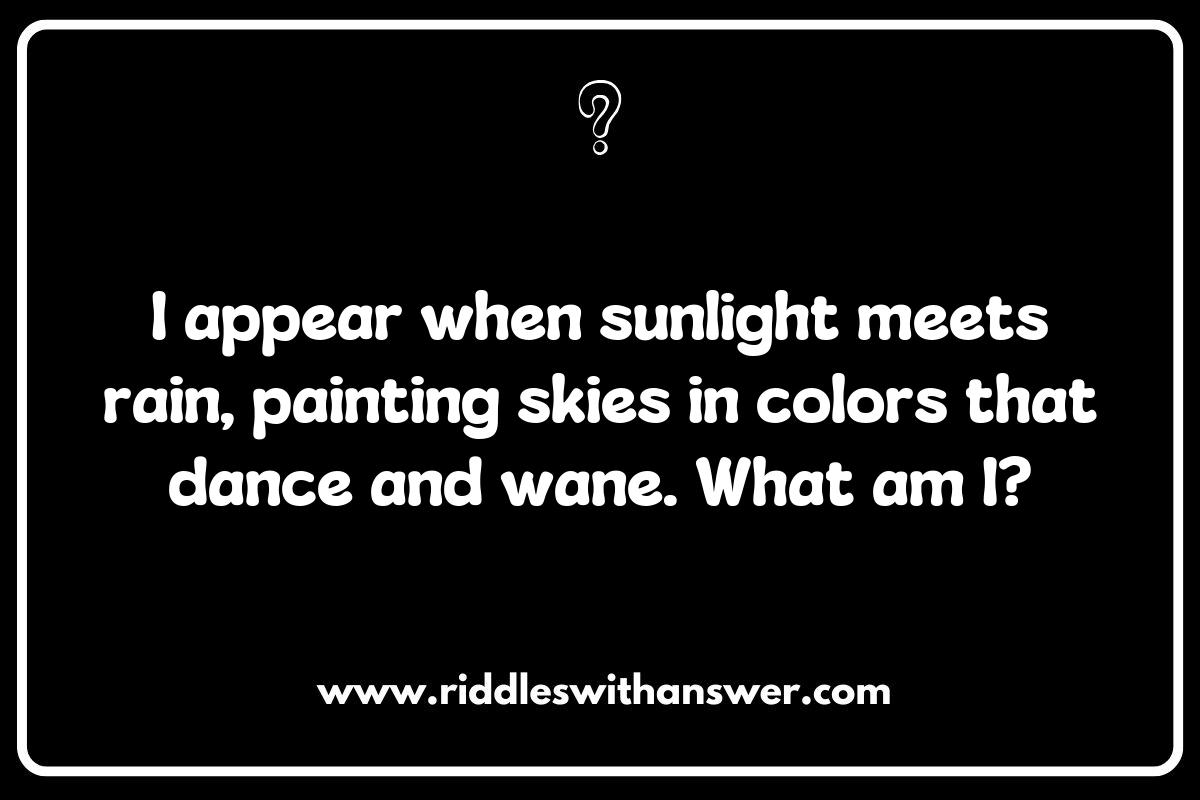 Exploring the Science Behind Rainbows and Color Patterns Riddles