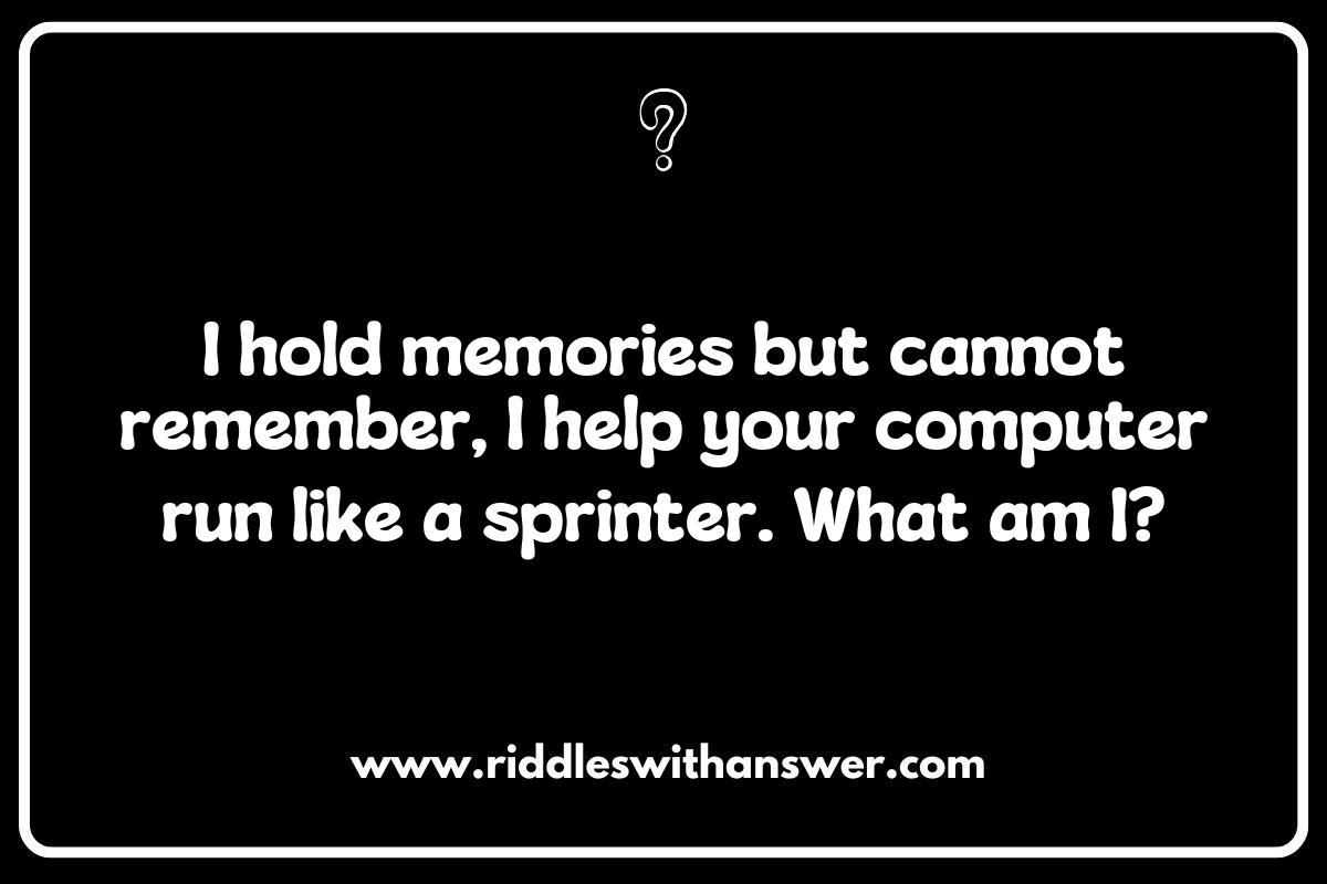 Exploring the Secrets of RAM Through Engaging Computer Parts Riddles